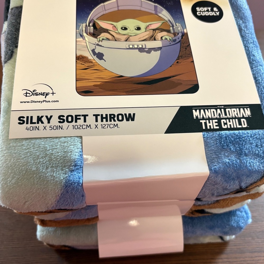 Star Wars LOT 3‎ The Mandalorian Grogu The Child 40x50 Silky Soft Throw - Picture 4 of 9